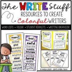 the write stuff resources to create colorful writing