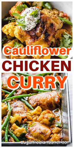 this cauliflower chicken curry is an easy and delicious side dish