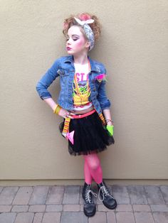 80s Kids Outfits, Kitsch Party, Houseparty Outfits, 80s Outfit Ideas, 80s Theme Party Outfits, 80s Dress Up, 80s Madonna, 80s Party Costumes, 80s Fashion Party