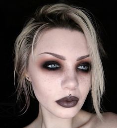 Metal Concert Makeup, Grungy Makeup, Orb Of Light, Nirvana Lyrics, Metal Makeup, Light Palette, Concert Makeup, Vampire Makeup, Punk Makeup