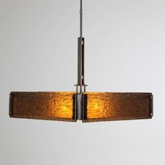 a light that is hanging from a ceiling