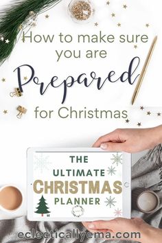 the ultimate christmas planner is here to help you prepare for the holiday season and it's time