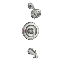 Moen Hilliard 1-Handle Brushed Nickel Tub and Shower Faucet Steam Showers Bathroom, Tub And Shower, Bathroom Suite, Tub Spout, Tub Shower, Tub And Shower Faucets, Lavatory Faucet, Bathtub Shower, Ace Hardware