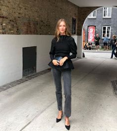 Amalie Moosgaard, Black Wash Jeans, Wonderful Tonight, Cold Fashion, Ny Outfits, Model Street Style, Fashion Board, Fashion Baby