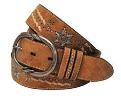 Cowgirls Rock 38MM Ladies Leather Belt, 38 in. L x 1-1/2 in. W, 6552300-210