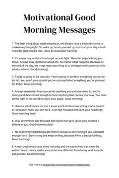 motivational good morning messages Affirmation Quotes For Boyfriend, Good Morning Quotes For Him Motivation, Simple Good Morning Texts, Simple Good Morning Texts For Him, Cute Morning Texts, Simple Good Morning, Morning Messages Quotes, Motivating Messages