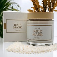 Product Description I'M FROM Rice Mask is a wash-off face mask that is made from 4.1% organic Yeoju Rice from South Korea. Rich in vitamins and minerals, this rice scrub gently exfoliates away dead skin and helps to brighten up the skin. Packed with Vitamin B1, B2 and rice water, that helps to tighten loose skin, shrink enlarged pores and remove excess oils and impurities, restoring the skin's natural glowing complexion. Key Points: Contains organic Korean rice bran and rice extract Wash-off typ Rice Scrub, Rice Mask, Fig Fruit, Tighten Loose Skin, Vitamin B1, Rice Water, Enlarged Pores