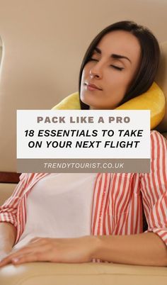 Make your flight as comfortable and stress-free as possible with this list of 18 carry-on essentials! From travel must-haves to comfort items, I’ve included everything you need to pack like a pro and stay organised while you travel. Ready to take the hassle out of packing? Get the full list at www.trendytourist.co.uk. Plane Travel Essentials, Comfort Items