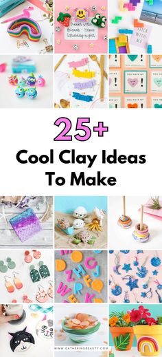 25 + cool clay ideas to make for kids and toddlers that are easy to do