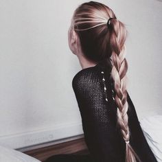 braid// Looks Pinterest, French Braid Hairstyles, Boring Hair, Long Blonde, Hair Girl, Eva Longoria, Good Hair Day, Long Blonde Hair, Braids For Long Hair