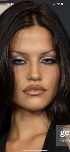 200s Eye Makeup, Iconic Makeup Looks Celebrity 90s, Cool Tones 90s Makeup, 90s Makeup Editorial, 90s Makeup Dark Lip, 90d Makeup Looks, Blue Tone Makeup, Black 2000s Makeup, 90s Matte Makeup