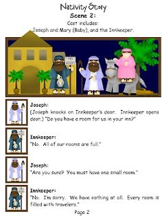 an interactive story about jesus and mary