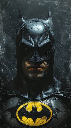 the dark knight rises poster with batman's face in front of his mask and chest