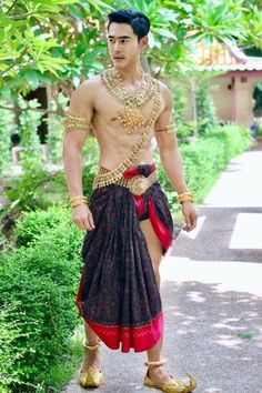 Male Thai Clothes, Thailand Outfit Ideas, Artist Costume, Thailand Costume, Thailand Outfit, Outfit Ideas Men, Thailand Fashion, Traditional Thai Clothing, Thai Fashion