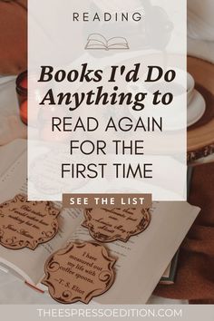 books i'd do anything to read again for the first time with text overlay