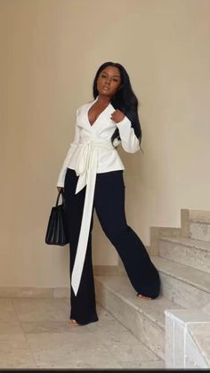 Classy Business Outfits For Women, Business Outfits For Women, Semi Formal Mujer, Stylish Office Wear, Andrea Iyamah, Lawyer Fashion