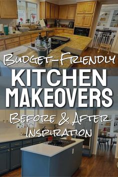 the kitchen makeovers before and after is shown in this post - it - yourself photo