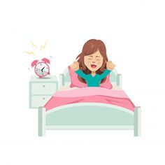 Mujer despierta por la mañana Vector Pre... | Premium Vector #Freepik #vector #personas #mujer #caracter #dibujos-animados Plan Lector, Premium Vector, Persona, Family Guy, Collage, Fictional Characters, Pins, Quick Saves, Art