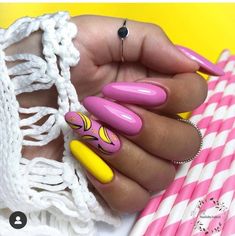 Have A Nice Evening, Nails Designer, Make Up Your Mind, Yellow Nails, Women Trends, Butterfly Wings, Long Nails, Spring Nails, Pink Nails