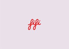 the word jeff written in red on a white background