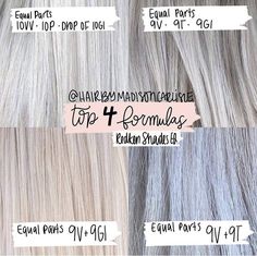 Hair Color Chart, Redken Shades Eq