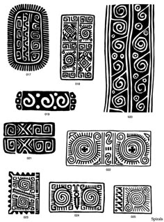 From: Design Motifs of Ancient Mexico CD-ROM and Book (gorgeous but also so much like blockprint) Ancient Mexican Tattoo, Mayan Border Design, Mexican Style Art Tattoo, Ancient Design Pattern, Mexican Motifs Pattern, Mayan Pattern Design, Mexico Pattern Design, Mexico Design Mexican Style, Pattern Art Simple