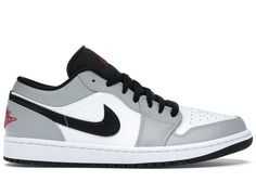 Check out the Jordan 1 Low Light Smoke Grey available on @StockX Aj1 Low, Mens Grey Shoes, Jordan Low, Nike Air Jordan 1 Low, Air Jordan Sneakers, Nike Air Jordan 1, Air Jordan 1 Low, Jordan 1 Low, Grey Shoes