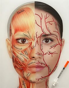 Facial Muscles Anatomy The Face, Facial Anatomy Art, Facial Anatomy For Injectors, Anatomy Of The Face, Facial Muscles Anatomy, Aesthetic Injector, Nose Surgery Rhinoplasty, Anatomy Education, Aesthetic Training