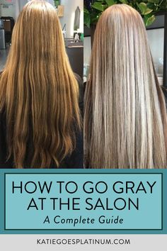 Considering transitioning to gray hair but worried about the grow-out phase?  This post explores the benefits of professional gray blending at a salon.  Learn how stylists can help you achieve a gradual, natural-looking transition from colored hair to beautiful silver strands. Going Grey Transition Tips Silver Highlights, Going Grey Transition, How To Go Gray, Blinde Hair, Silver Hair Highlights, Long Silver Hair, Silver Haired Beauties