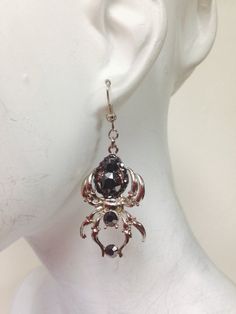 Itsy bitsy spider earrings Spider Jewelry, Itsy Bitsy Spider, Hematite Crystal, Spider Earrings, Pink Sand, Funky Jewelry, Gothic Jewelry, Dream Jewelry, Pretty Jewellery