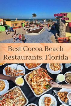 17 Best Cocoa Beach Restaurants, FL for a Lavish Meal Cocoa Beach Florida Restaurants, Cocoa Beach Restaurants, Coco Beach Florida, Holidays With Friends, Tampa Restaurants, Florida Vacation Spots, Beach 2023, Clermont Florida