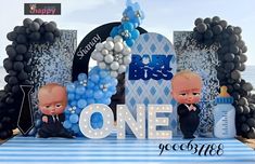 Boss Baby Birthday Decoration, Boss Baby Decoration, Boss Baby Decorations 1st Birthday, Baby Boss Decoration Ideas, Baby Boss Birthday Party Theme, Boss Baby Backdrop, Baby Boss Party, Boss Baby Birthday Party Boy, 1st Birthday Decorations Boy