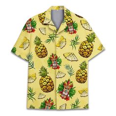 - Premium Fabric: Our Hawaiian shirt for men women men are made from lightweight, soft polyester - breathable and comfortable, which provide our customers with a great put-on experience. The elegant workmanship ensures the hawaiian button down shirt fits your body excellently. - Awesome Pineapple Hawaiian Shirt: Add a touch of the tropics to your wardrobe with our new Hawaiian shirt collection featuring tropical summer prints. Whether you're lounging at the beach or attending a backyard barbecue Hawaiian Shirts, Boys Hawaiian Shirt, Hawaiian Gifts, Hawaiian Shirt Women, Hip Hop Party, Teenager Gifts, Tropical Shirts, Casual Stylish, Birthday Gifts For Girlfriend