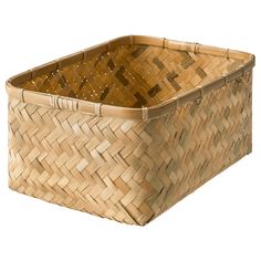 an empty basket is shown on a white background