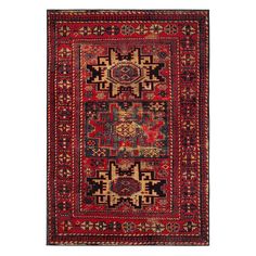 Lend a refined look of distinction to your decor with this Safavieh Vintage Hamadan Sandor Framed Medallion rug. In red/multi.Click this HOME DECOR & FURNITURE GUIDE to find the perfect fit and more!FEATURESPowerloomedDurable frieze pileAntique patinaFramed borderMedallion patternCONSTRUCTION & CAREPolypropyleneJute weft backingPile height: 0.5''Spot cleanImportedAttention: All rug sizes are approximate and should measure within 2-6 inches of stated size. Pattern may also vary slightly. This rug Southwestern Area Rugs, Persian Motifs, Red Team, Medallion Rug, Persian Area Rugs, Red Area Rug, Carpet Runner, Traditional Area Rugs, Accent Rugs