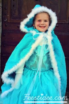 Elsa And Anna Birthday Party, Elsa Shoes, Elsa Frozen Costume, Fleece Projects, Fairy Costumes, Cape With Hood, Winter Cape, Cute Onesies