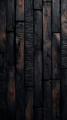 an image of wood planks textured in black and brown colors for background or wallpaper