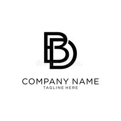 black and white letter b logo royalty illustration