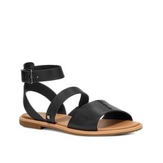 UGG-Zahara Sandal Diversify your wardrobe in time for summery weather with the UGG Zahara sandal. This strapping leather pair sports a classic look that's sure to pair well with a myriad of ensembles. Athletic Fashion, Journee Collection, Small Accessories, Betsey Johnson, Black Sandals, Kids Accessories, Classic Looks, Women's Accessories, Mens Accessories