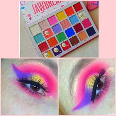 Star Makeup Look, Pictorial Makeup, Experimental Makeup, Star Eyeshadow, E Girl Makeup, Jeffree Star Makeup, Eyeshadow Ideas