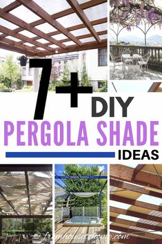 the top 7 diy pergola shade ideas that are easy to make and great for