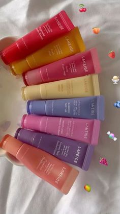 Tint Aesthetic, Laneige Lip Glowy Balm, Lip Glowy Balm, Preppy Makeup, Laneige Lip, Sephora Skin Care, Coquette Girl, Perfect Skin Care Routine, Pretty Skin Care