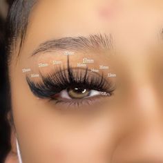 Long Doll Eye Lashes, Lash Extensions Strip Lash Look, Strip Lash Extensions Map, Doll Eye Lashes Extension, Full Volume Lash Extensions, Wispy Doll Eye, Lashes Lengths, Doll Lash Extensions, Open Eye Lash Extensions