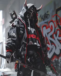 Tech Ninja, Cyberpunk Samurai, Fallout Concept Art, Futuristic Helmet, Cyborgs Art, Cyberpunk Clothes, Iron Man Armor, Cyberpunk Fashion, Cyberpunk Character