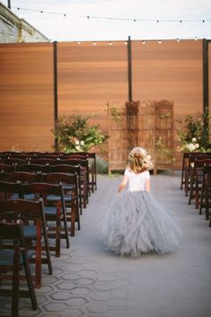 10 Adorable Flower Girl Dresses Gray Tutu, Grey Tulle Skirt, Urban Wedding, Gray Weddings, Bridesmaid Flowers, Flower Girl Dress, Flower Girls