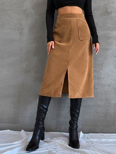 Long Corduroy Skirt Outfit, Cord Skirt Outfit, Corderoy Skirt, Corduroy Outfit, Corduroy Skirts, Cord Skirt, Long Skirt Outfits