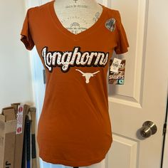 Never Worn, Brand New, Size Medium, Runs Small Texas Longhorns, Tshirt Colors, Color Orange, Texas, Womens Tops, Tops & Tees, Size Medium, Brand New, Orange