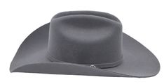 This stylish Stetson 4X Mason has a classic look that just can't be beat! From Stetson's San Angelo Collection, this hat has a clean Granite Grey color with a matching hatband and small rowel concho on the band. Also features a leather sweatband so you can wear it all day and all night! • 4X Premium Wool Felt• San Angelo Collection• 4 1/4” Cattleman Crown, Profile 72• 4 1/4” Brim• Self-Matching Hatband• Spur Concho on the Side