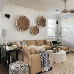 the living room is clean and ready for us to use in its new owner's home