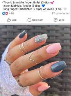 Server Nail Ideas, Cute Simple Dip Powder Nails, Cute Nail Dip Ideas, Revel Nail Inspiration, Cute Simple Dip Nails, Short Nail Dip Designs, Simple Dip Nail Ideas, Cute Dip Powder Nails Summer Short, Sns Nails Designs Summer